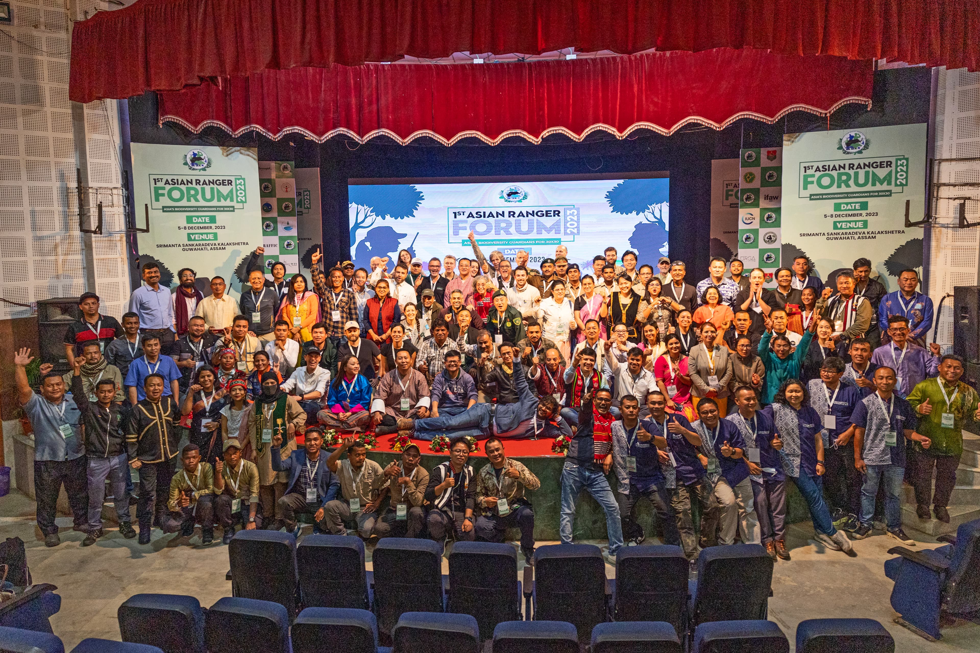 Asian Ranger Congress participants gathered for a group photograph.